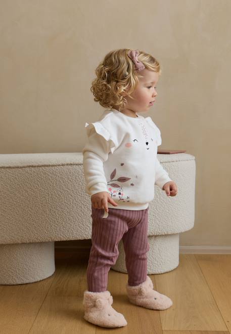 Fille-Ensemble enfant sweat en molleton et legging sora