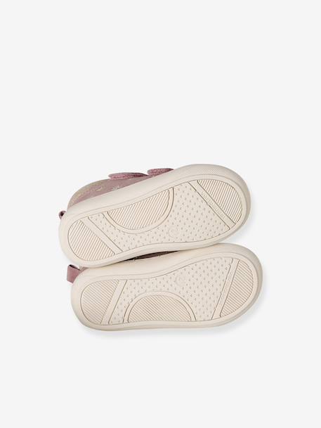 Chaussures premiers pas bébé scratch beige imprimé+bleu imprimé+bronze+jaune d'or+lot rose+mauve+or+rose+rose imprimé+rose poudré+turquoise+vert imprimé+vieux rose 52 - vertbaudet enfant 