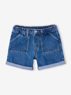 Short en jean fille  - vertbaudet enfant