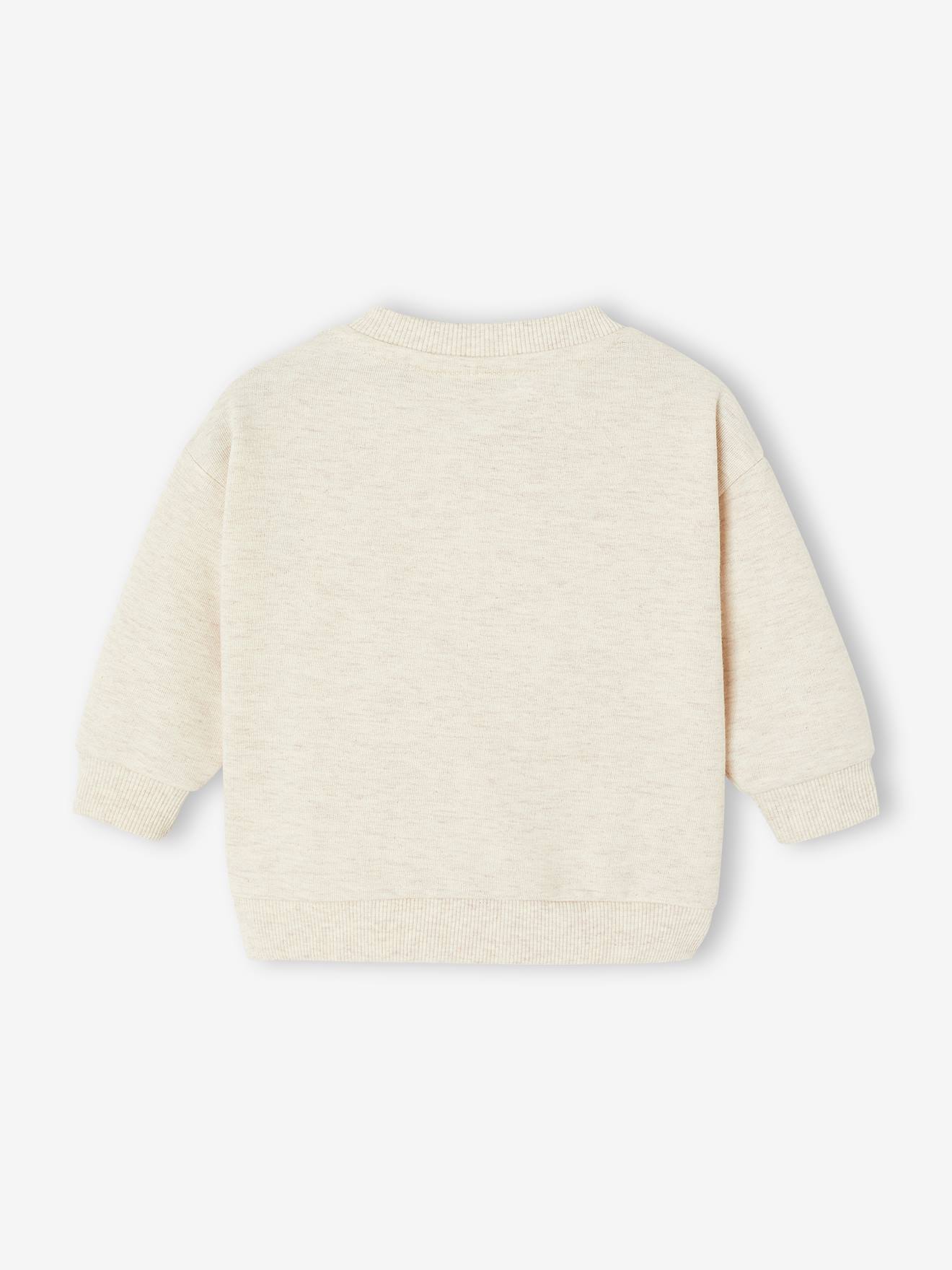 Sweat bébé mixte Miffy beige chiné (Miffy) - Image 1