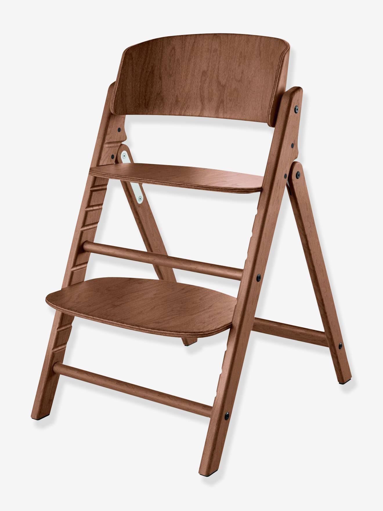 Chaise Haute Click & Fold 4-en-1 marron