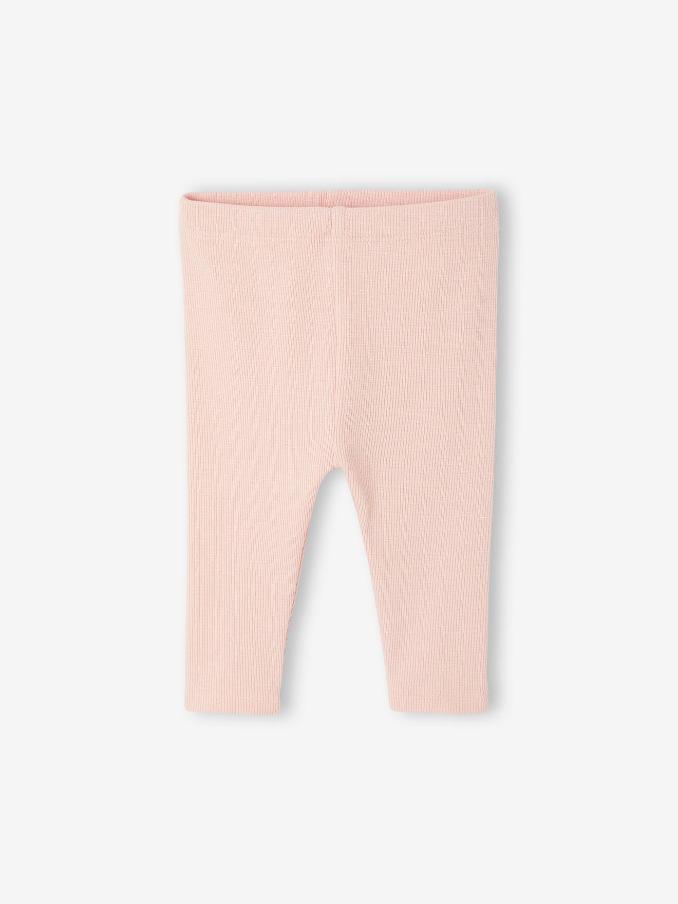 Legging bb en maille ctele rose ple 4 €