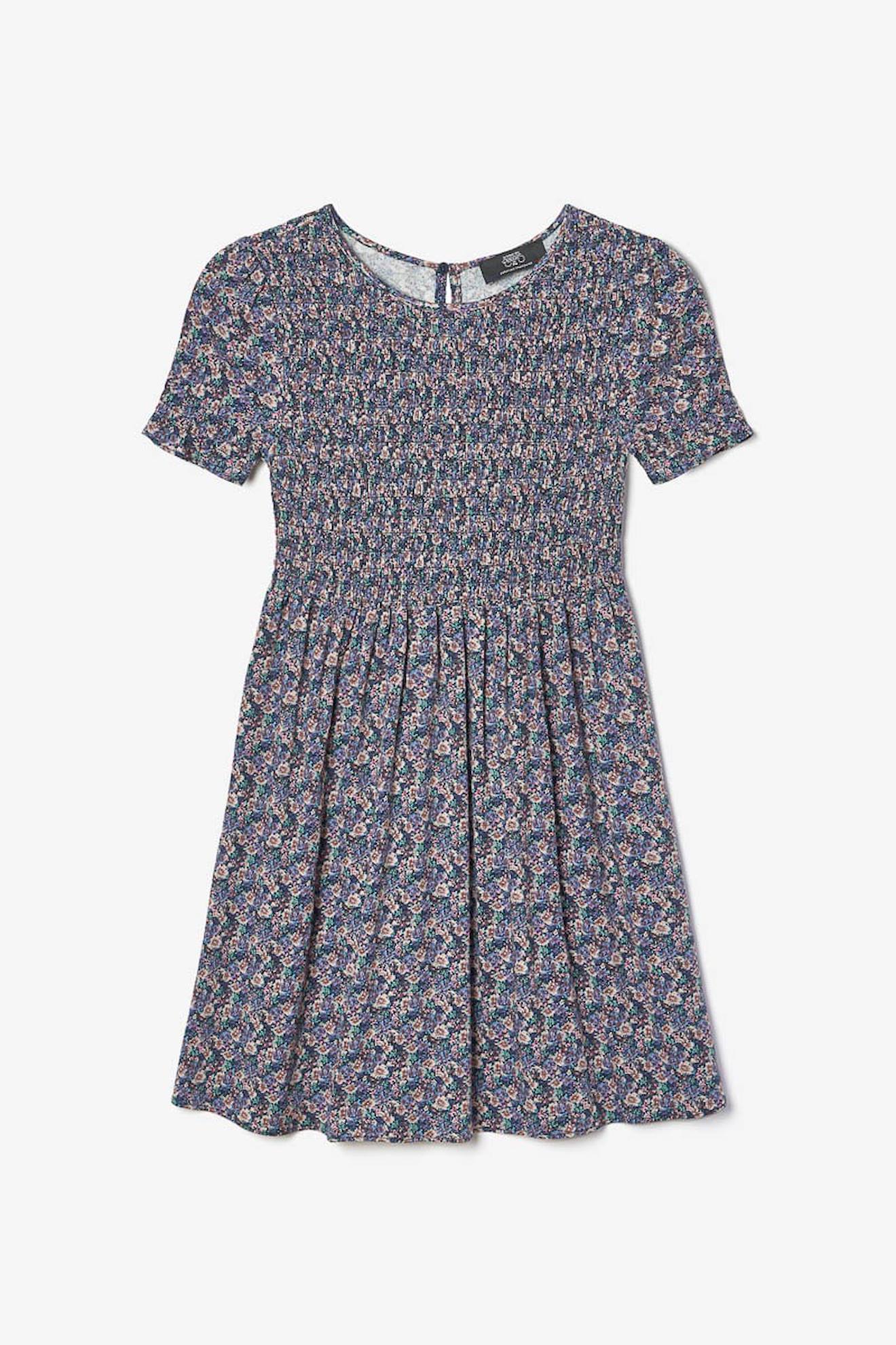 Robe Droite Acegi Blue Flowers