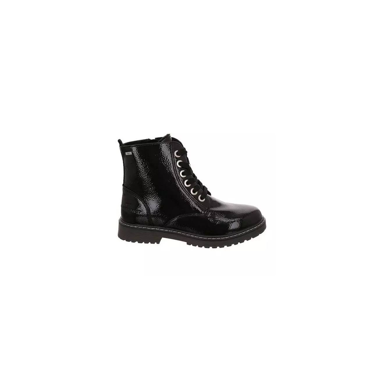 Bottines À Lacets Enfant Noir