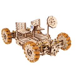 Jouet-Rover lunaire de la NASA en bois à construire – maquette mécanique 3D inspirée du buggy spatial Apollo