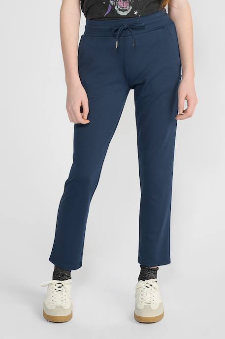 Fille-Pantalon droite rosigi