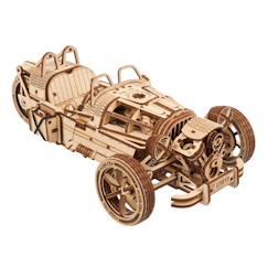 Tricycle UGR-S – Maquette mécanique en bois à construire, puzzle 3D à moteur à ressort  - vertbaudet enfant