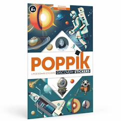 Jouet-Poster géant 40 stickers astronomie