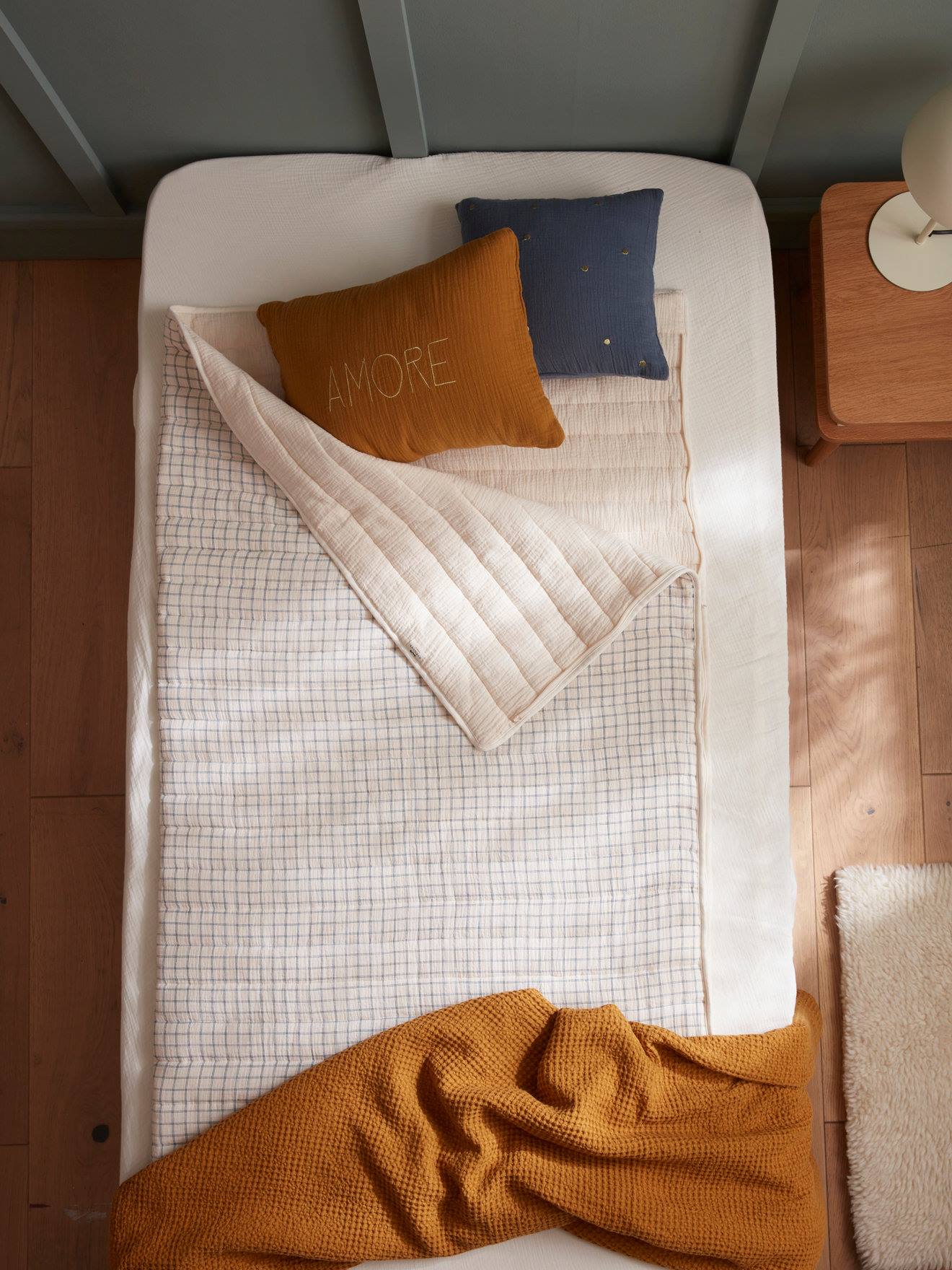 Sac De Couchage Enfant Gaze De Coton (tog 3) Bleu