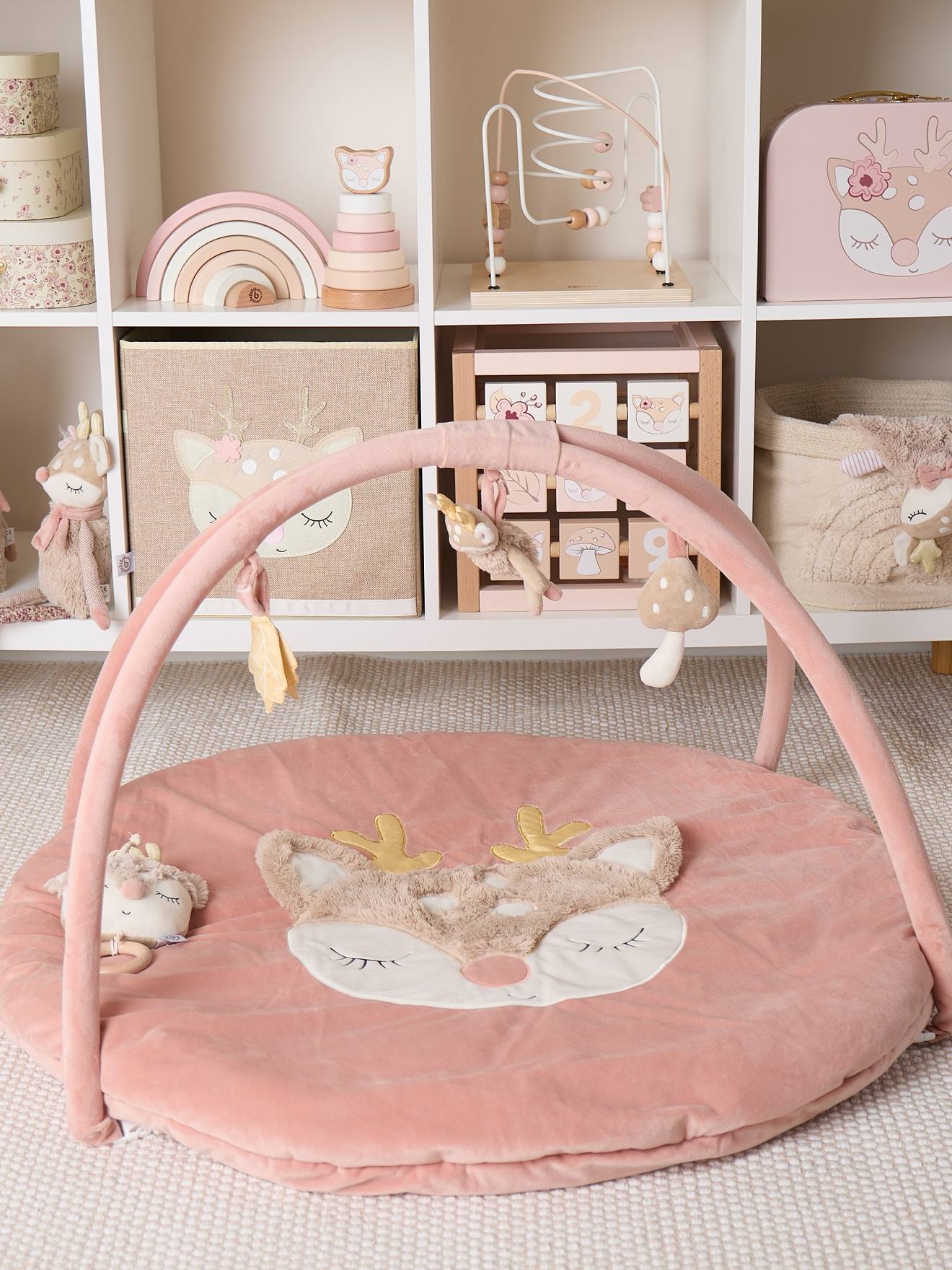 Tapis D'éveil Avec Arches Amovibles Faon Ella