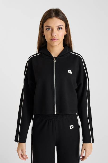 Fille-Sweat-shirt capuche fripigi