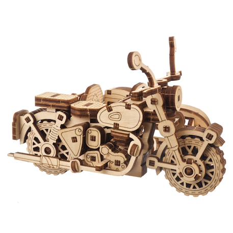La Moto Volante de Hagrid – Mini maquette en bois avec side-car à assembler Brown 3 - vertbaudet enfant 