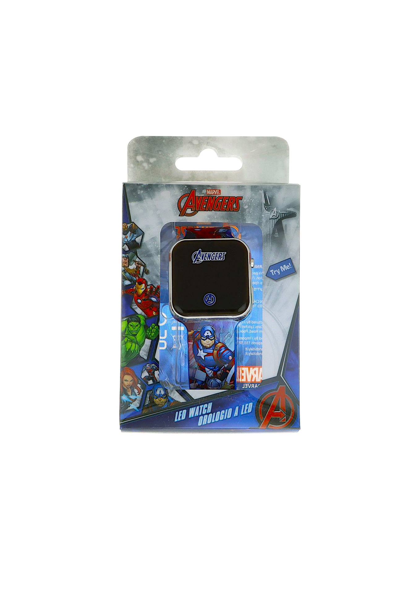 Montre Numérique Enfant Avengers Marvel - Super-Héros Avec Bracelet 22 Cm