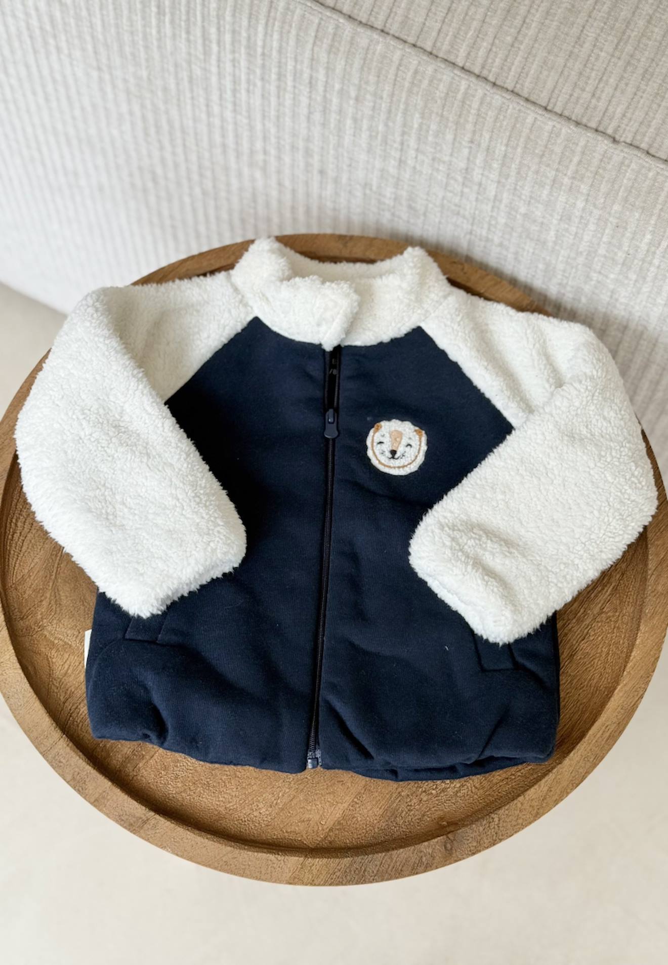 Veste Enfant Intérieur Polaire Charly Bleu
