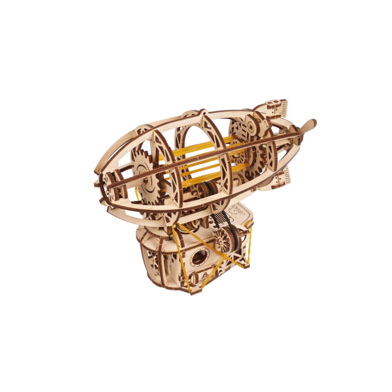 Dirigeable Steampunk – Maquette En Bois À Assembler Pour Jeunes Aventuriers Brown