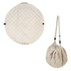 Jouet-Tapis d´éveil & sac organic - stripes blue