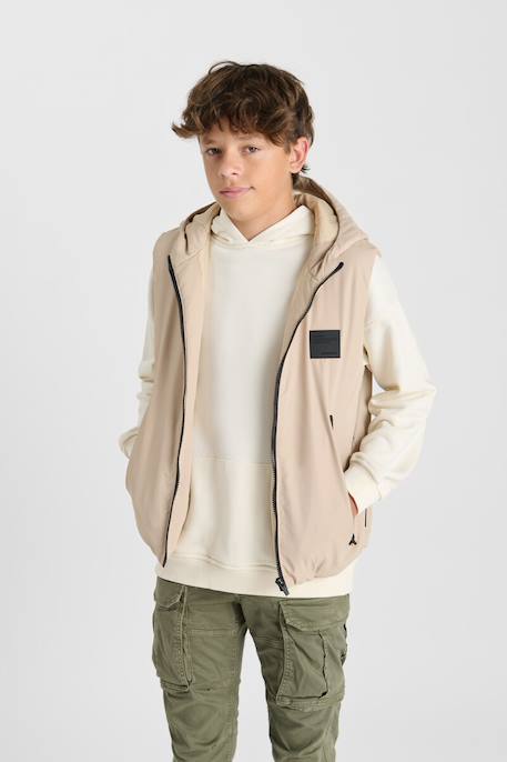 Garçon-Manteau, veste-Doudoune-Doudoune sans manches à capuche ironbo