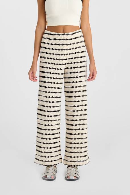 Fille-Pantalon-Pantalon flare salomegi