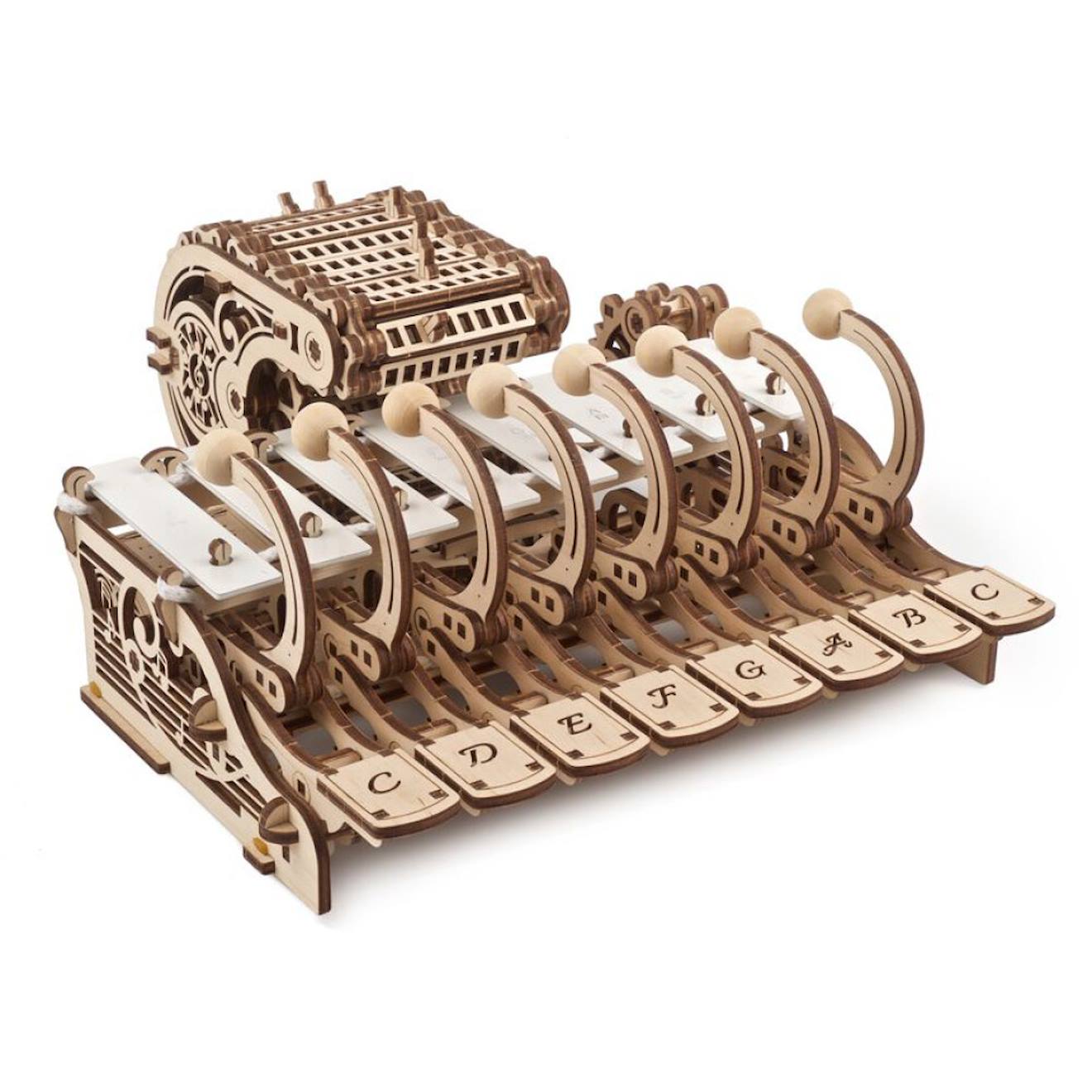 Célesta Mécanique – Maquette Instrument De Musique En Bois À Construire Et À Jouer Brown