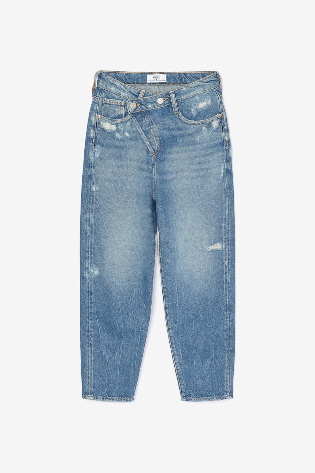 Jeans Loose, Large Boyfit, 7/8ème Blue