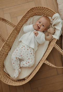 Ensemble gilet et pantalon bébé en velours perle  - vertbaudet enfant