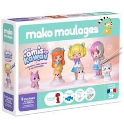 Jouet-Activités artistiques et musicales-Coffret moulage mes amis kawaii