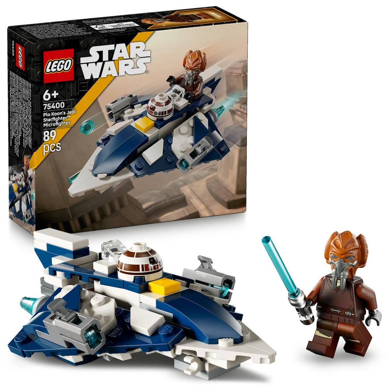 Lego Star Wars - Microfighter Chasseur Jedi De Plo Koon - 75400 Multicolore