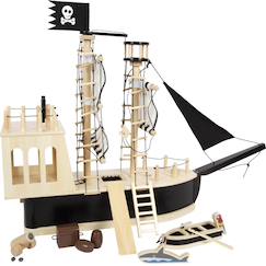 Bateau pirate en bois  - vertbaudet enfant