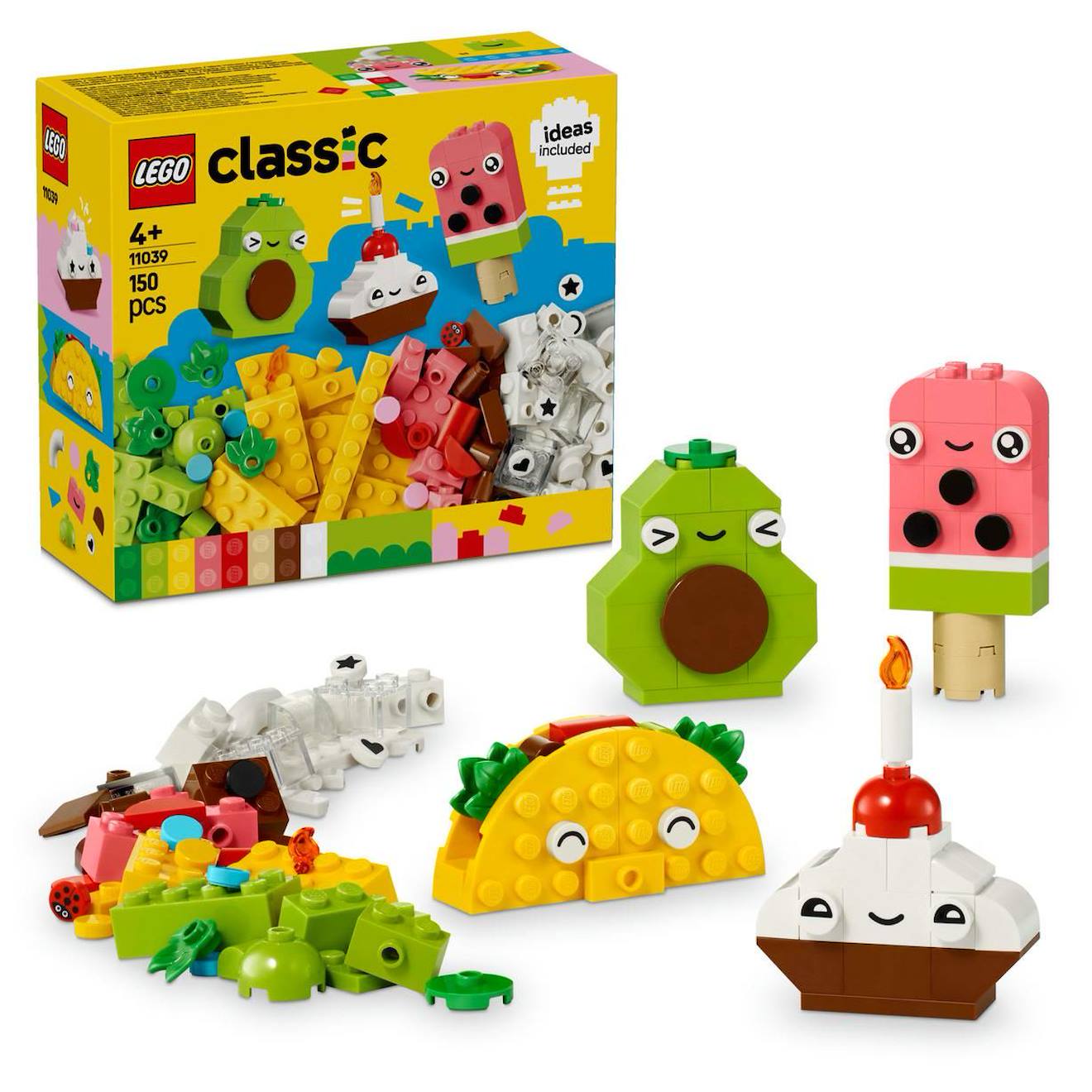 Lego Classic - Les Aliments Créatifs - 11039 Multicolore