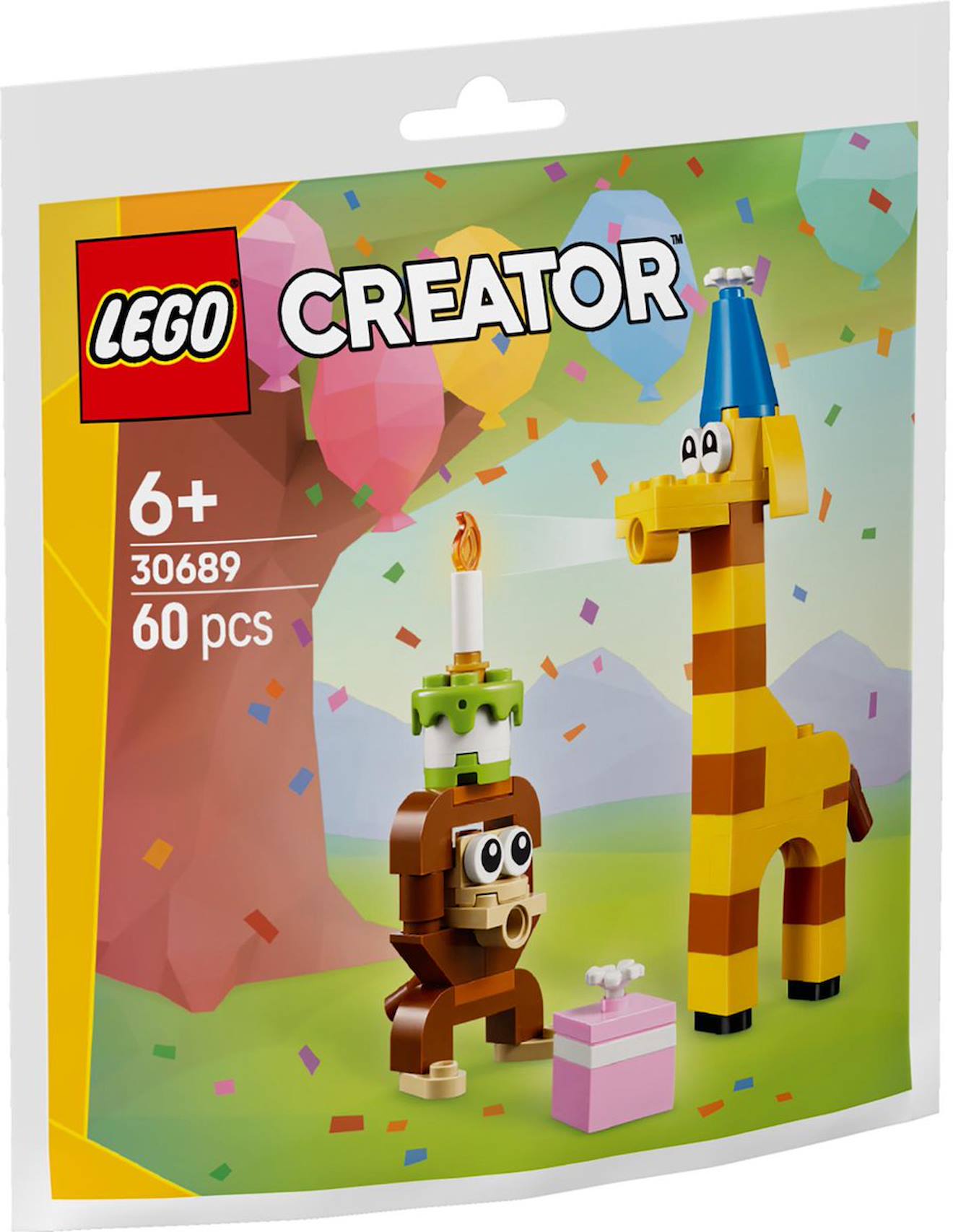 Lego Creator - Les Animaux Du Goûter D'anniversaire (polybag) - 30689 Multicolore