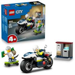 Jouet-Lego city - la course-poursuite en moto de police - 60455