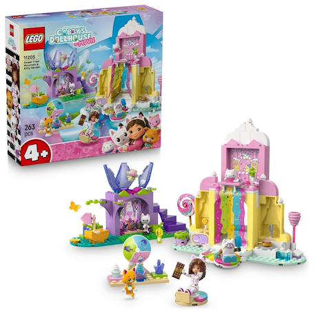 Lego - Lego Gabby's Dollhouse - La Montagne De Friandises Et Le Jardin De Fée Minette - 11205 Multicolore