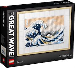 Jouet-Lego art - hokusai - la grande vague - 31208