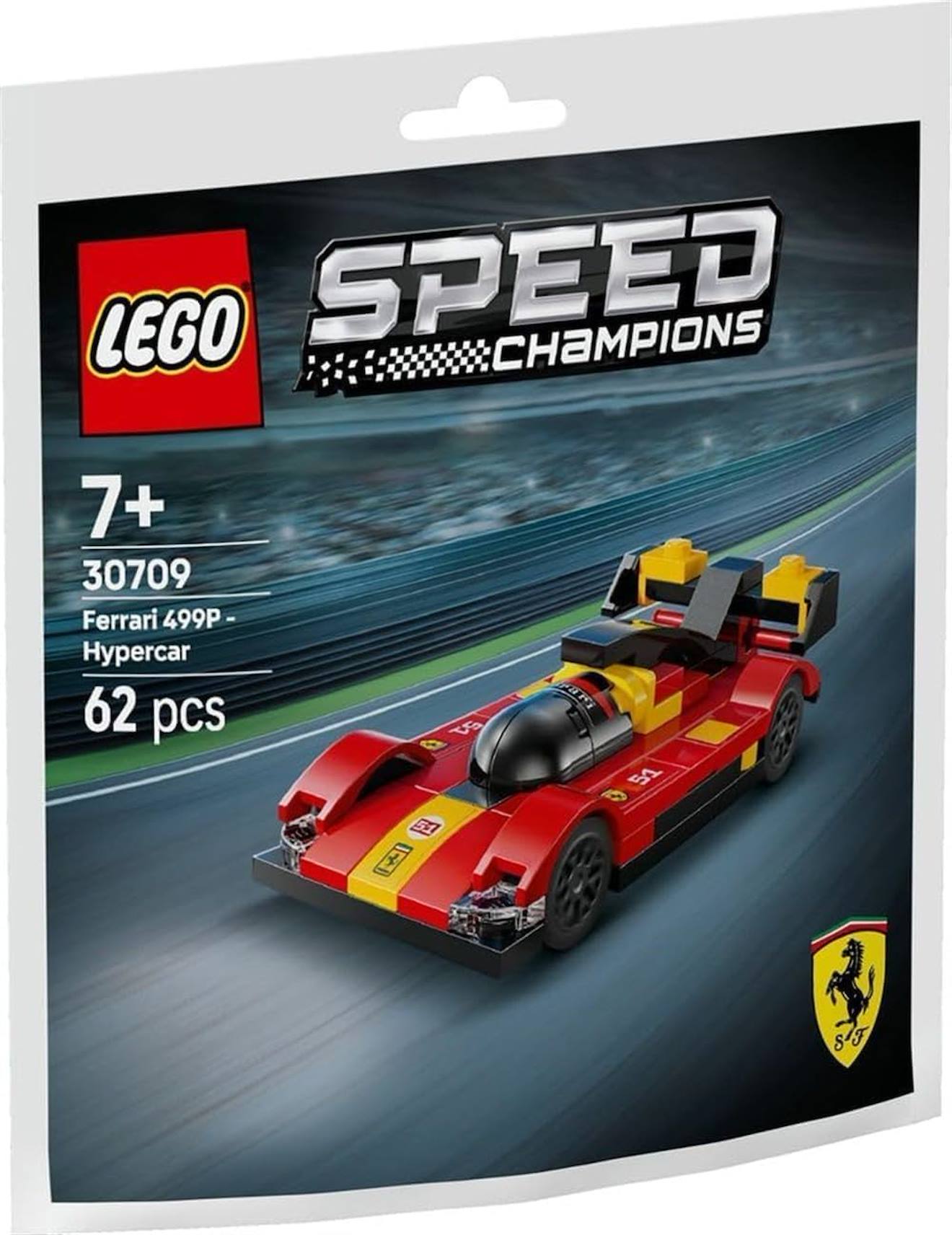 Lego Speed Champions - Ferrari 499p Hypercar (polybag) - 30709 Multicolore