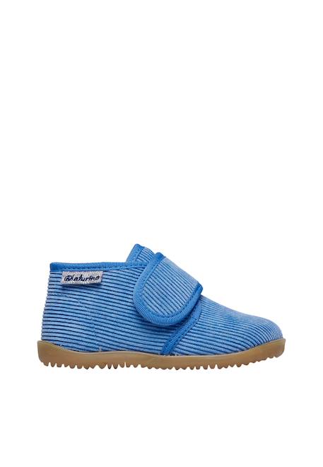 Pantoufles en suède home Céleste-+Rose- 1 - vertbaudet enfant 