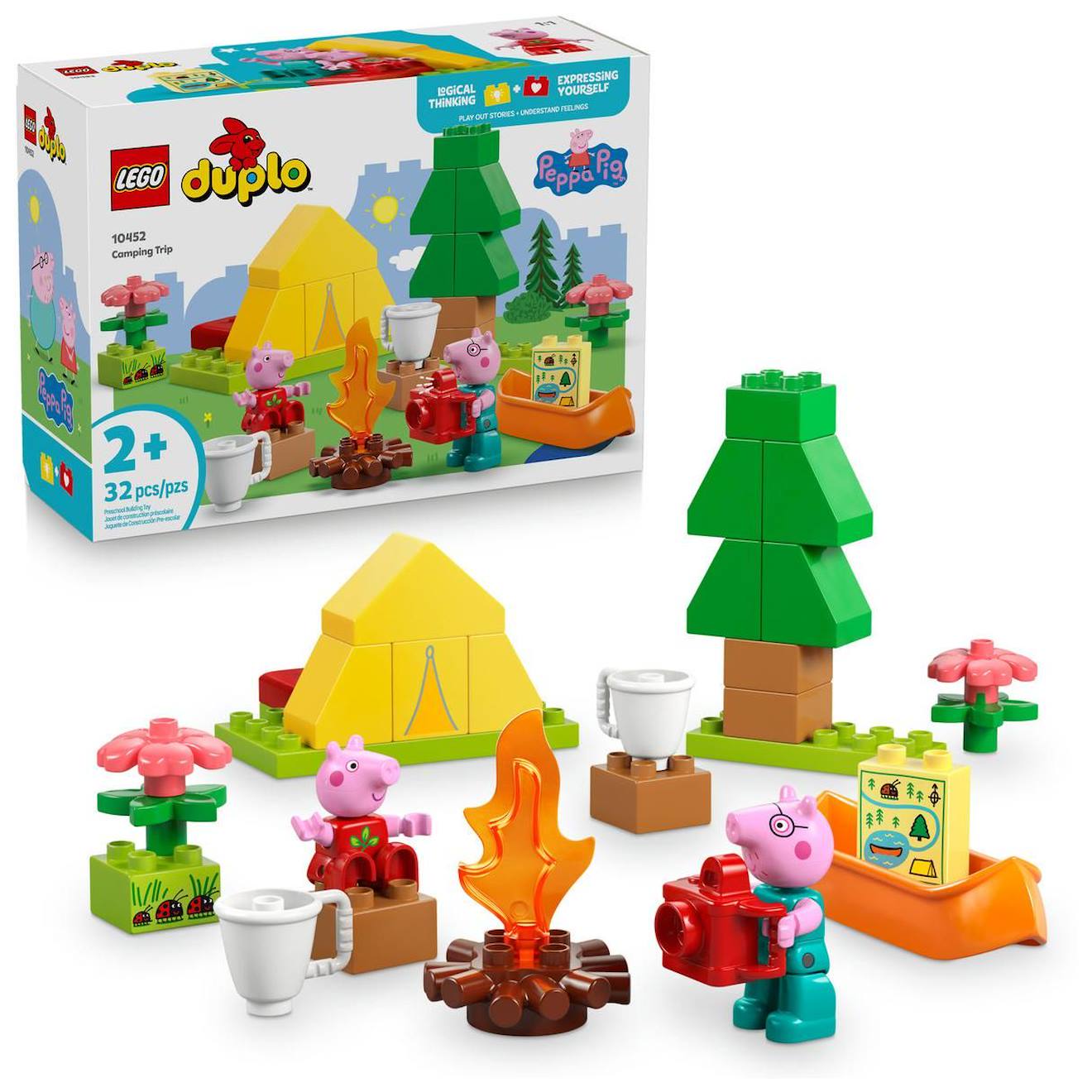 Lego Duplo - Les Vacances Au Camping - 10452 Multicolore