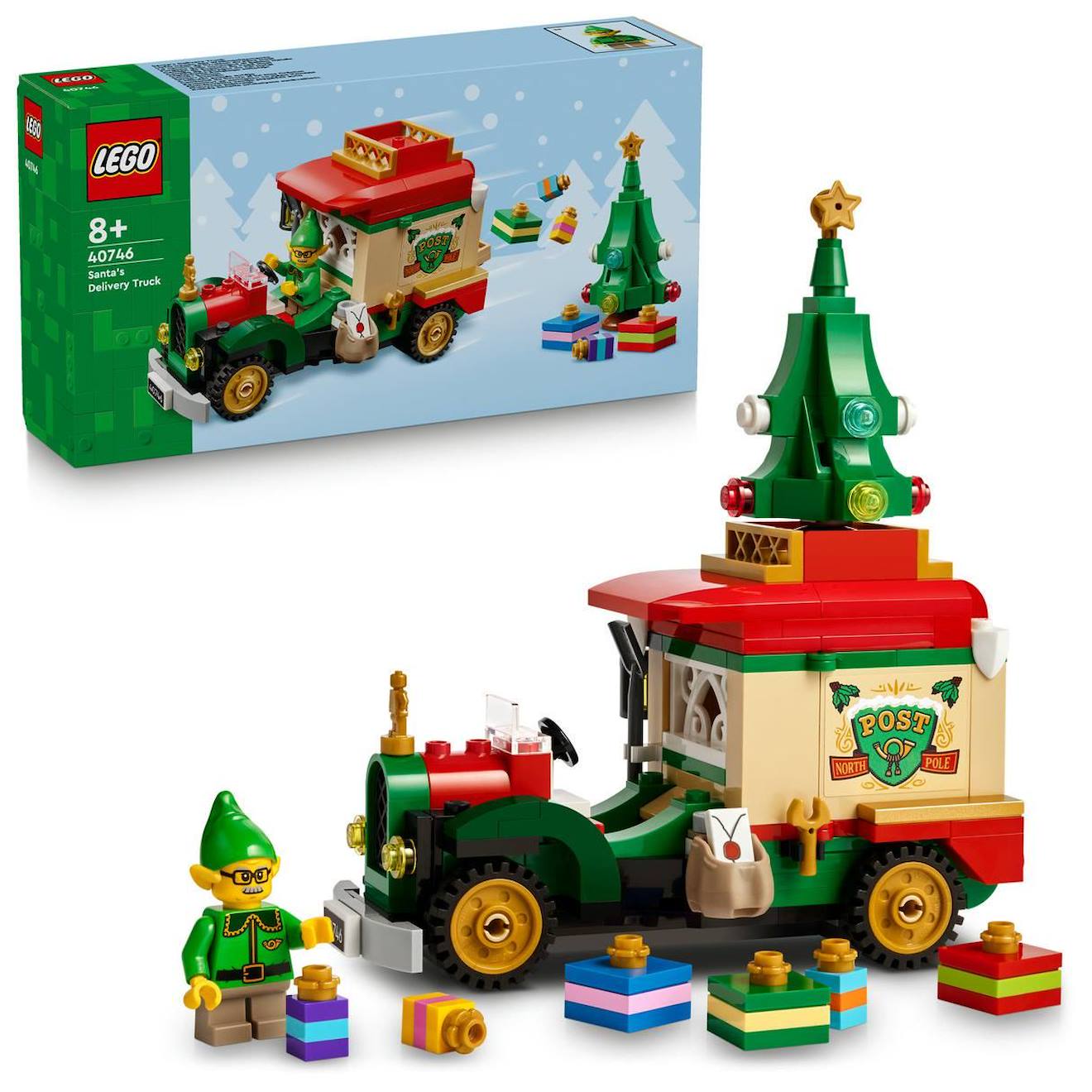 Lego Saisonnier - Le Camion De Livraison Du Père Noël - 40746 Multicolore