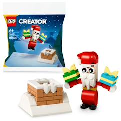 Jouet-Lego creator - christmas chimney fun with santa (polybag) - 30692