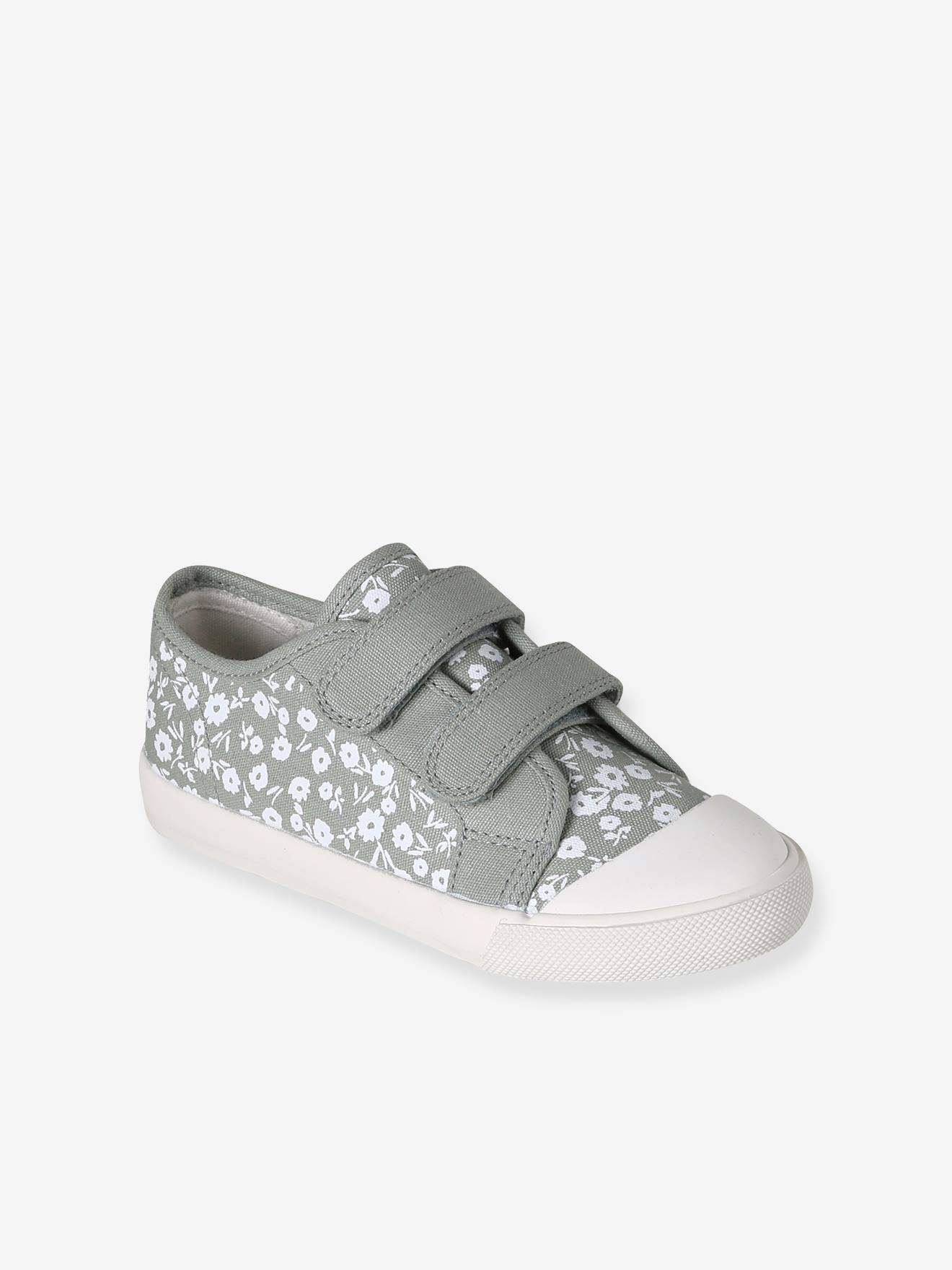Baskets fille scratchs vert sauge 10 €