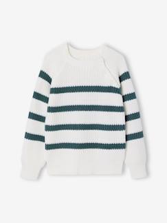 -Pull garçon rayé