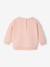 Sweat-shirt bébé fille message imprimé framboise+rose poudré+vanille 6 - vertbaudet enfant 