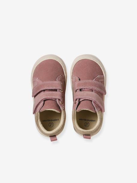 Chaussures premiers pas bébé scratch beige imprimé+bleu imprimé+bronze+jaune d'or+lot rose+mauve+or+rose+rose imprimé+rose poudré+turquoise+vert imprimé+vieux rose 51 - vertbaudet enfant 