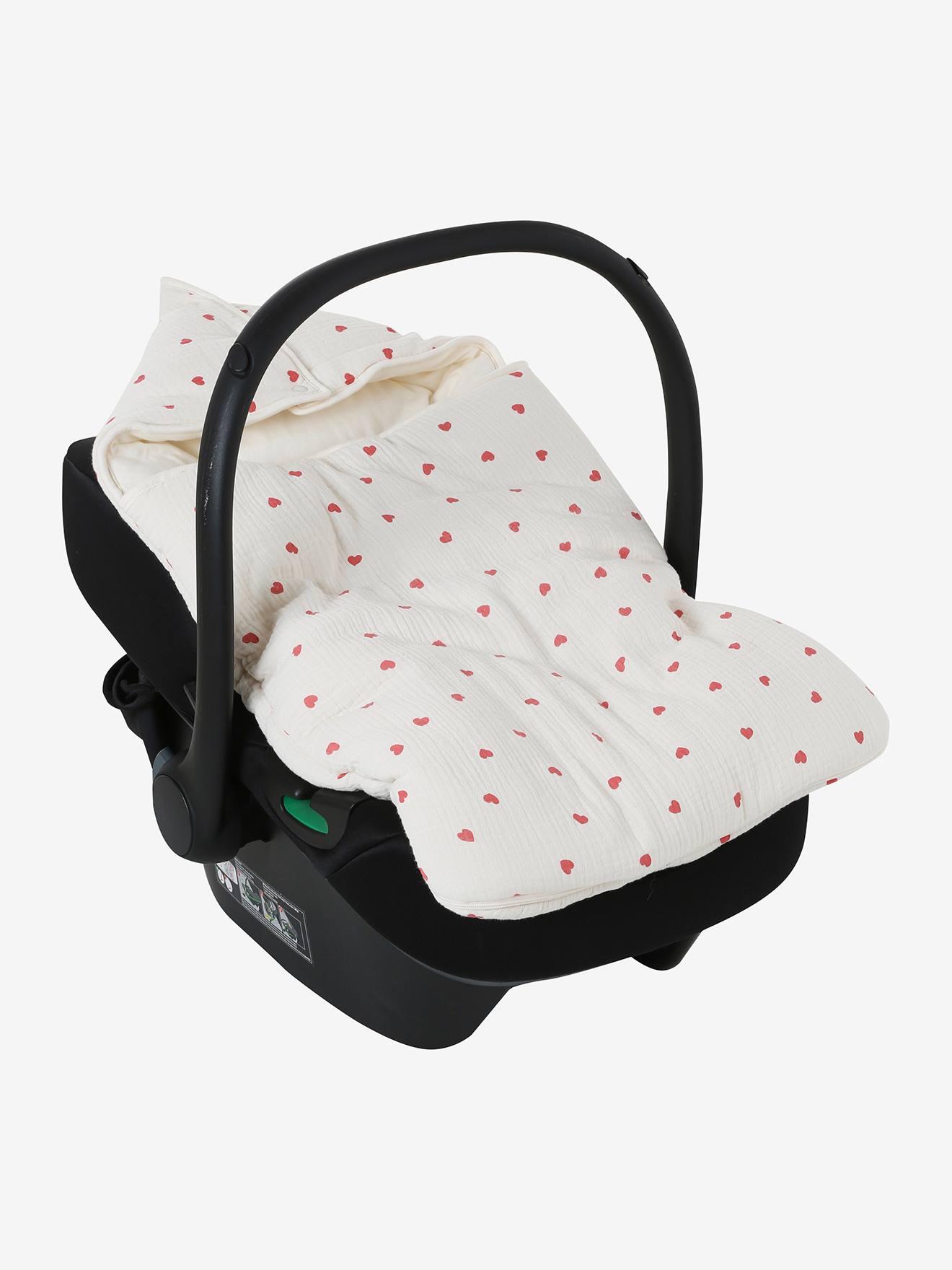 Nid d'ange enveloppant en coton mon coeur (Vertbaudet) - Image 1