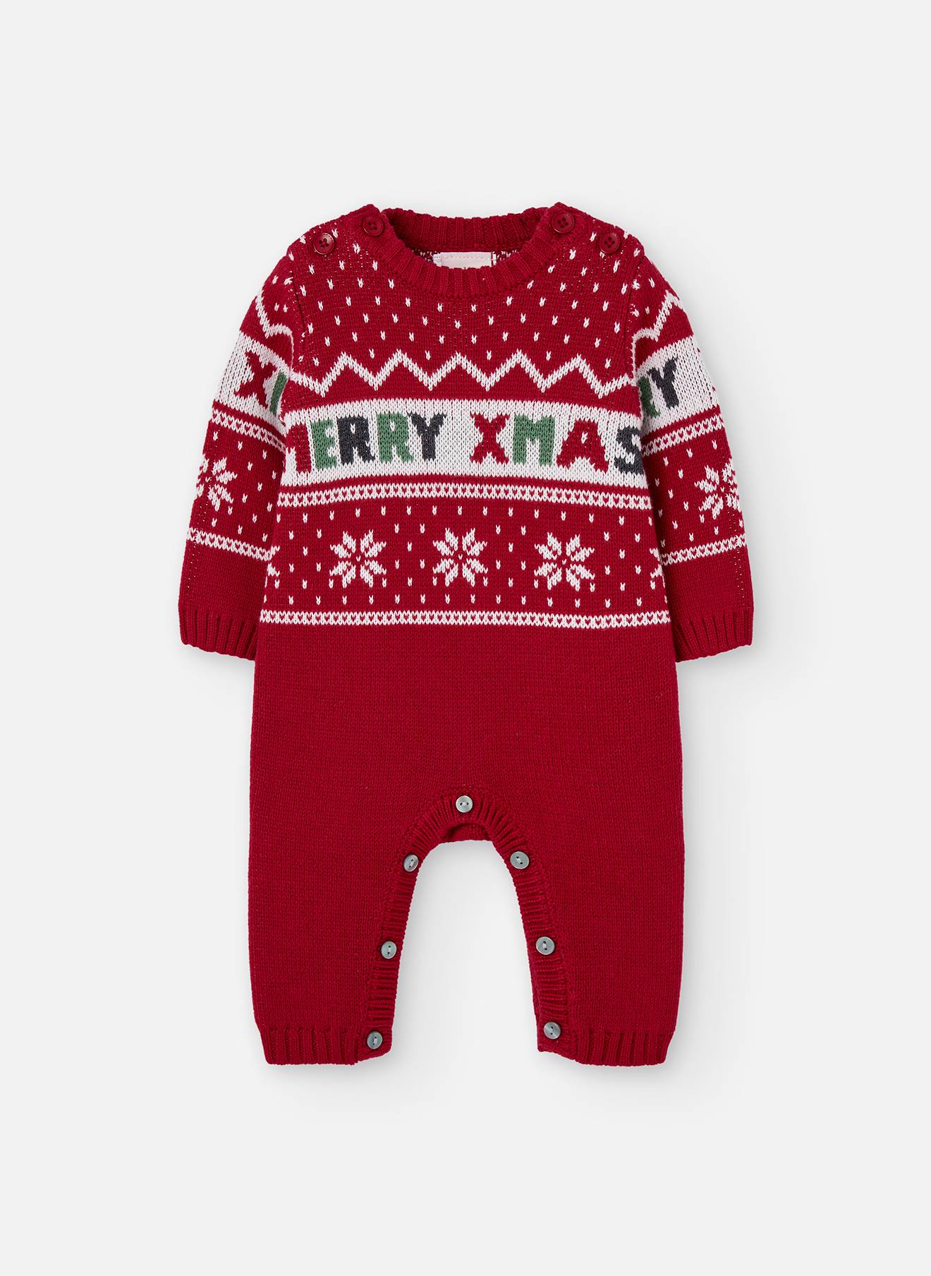 Pyjama Bébé Joyeux Noël Rouge