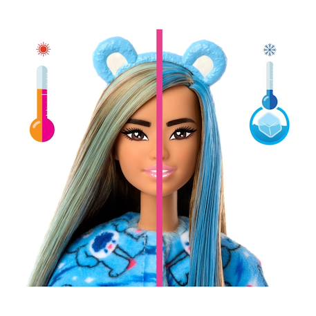 Barbie poupée cutie reveal bisounours Bleu 5 - vertbaudet enfant 