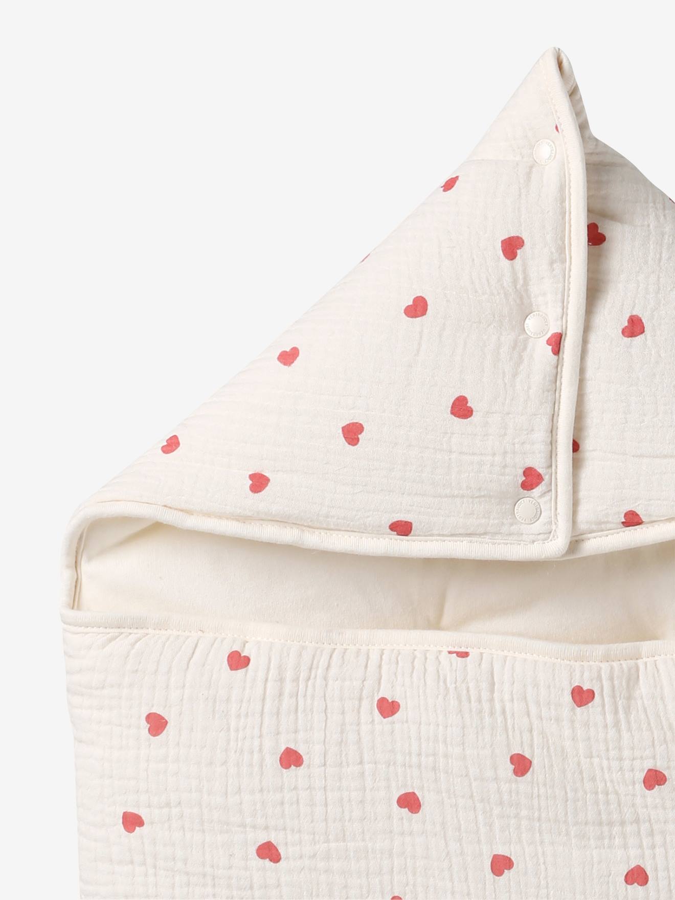 Nid d'ange enveloppant en coton mon coeur (Vertbaudet) - Image 2