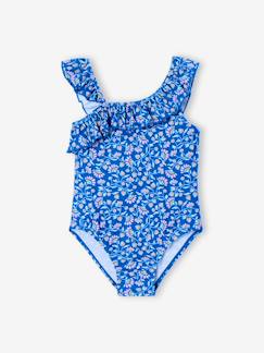 Maillot de bain fille à fleurs 1 pièce  - vertbaudet enfant