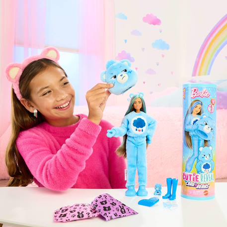 Barbie poupée cutie reveal bisounours Bleu 6 - vertbaudet enfant 