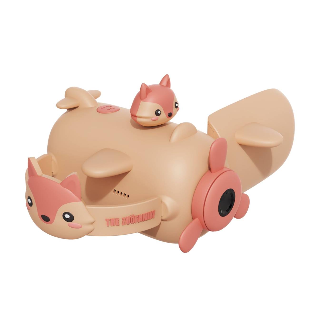 Caméscope Renard Orange, Rose, Noir