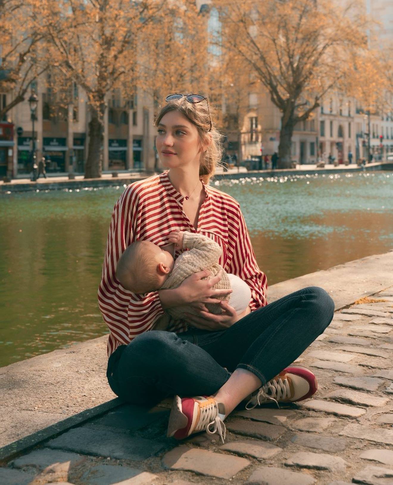 Blouse De Grossesse Et Allaitement Madeleine Cuivre